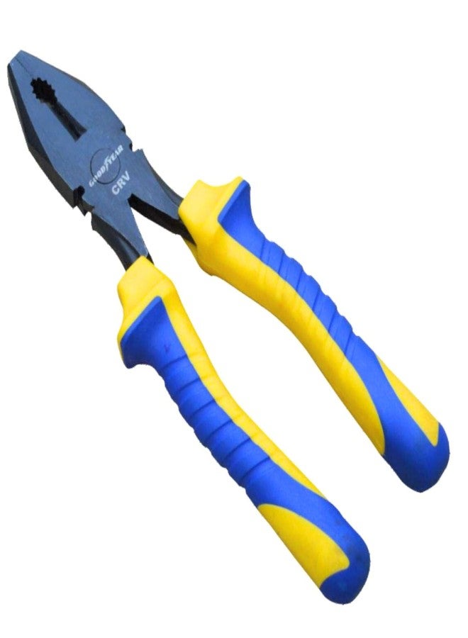 Goodyear Combination Plier, Pliers For Home, Plier Tool, Combination Pliers 8 Inch, 8" Combination Plier, Plas tool, Cutting plier, Heavy duty with double colour grip, Multipurpose hand tool - Image 1